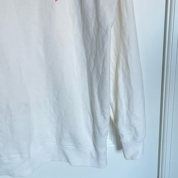 Peloton Oversized Everyday Cream Pink Floral Crewneck Sweatshirt 35001 - Picture 8 of 16